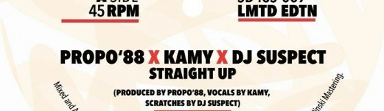 Propo '88 & Kamy & DJ Suspect - Straight Up (Soul Dynamite)
