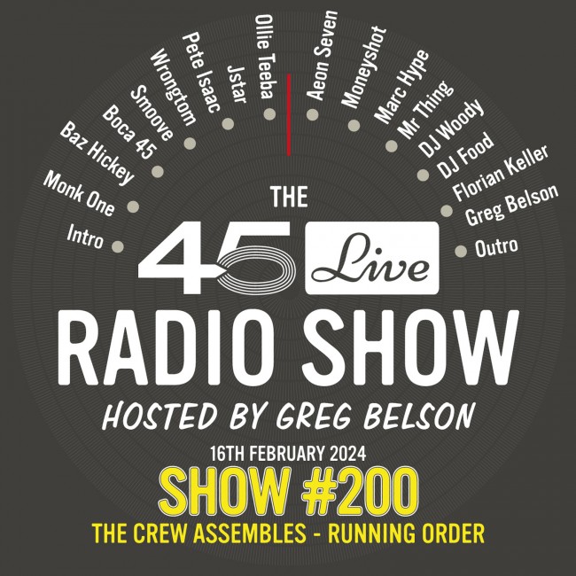 45 Live Radio Show 16/02/24